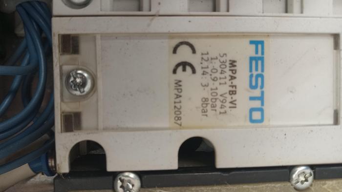 Used Charmilles CMM Roboform 550 FESTO 1955542 Pneumatic Control Panel GH508