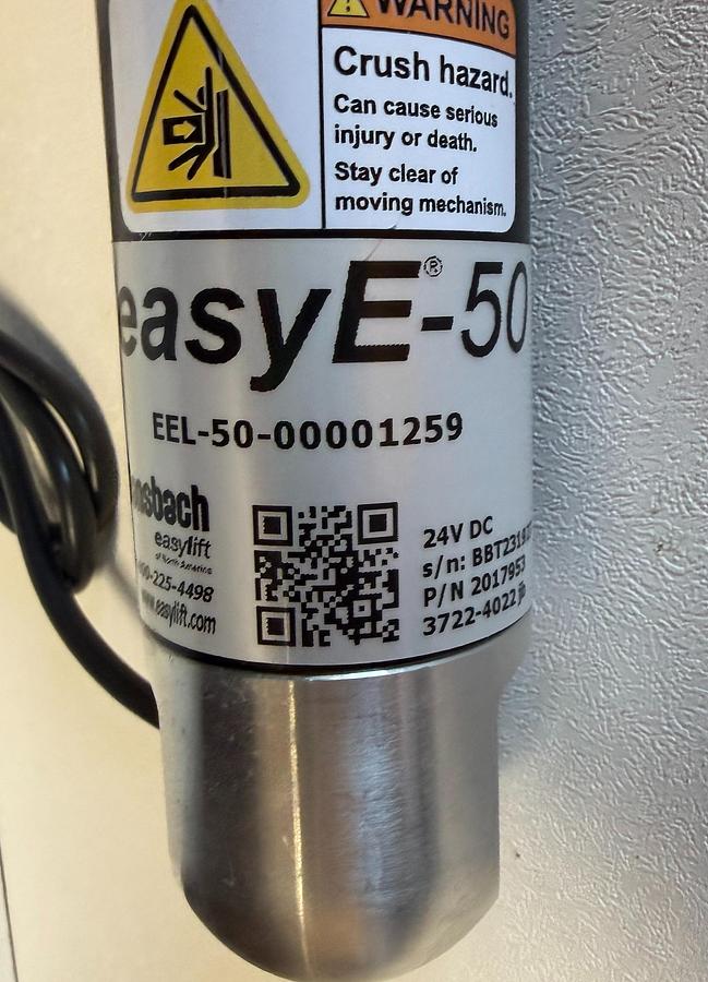 Used Bansbach EEL-50 (24V) Electric Linear Actuator║500N-4500N Load handling║50mm-1000mm Stroke GHA-166