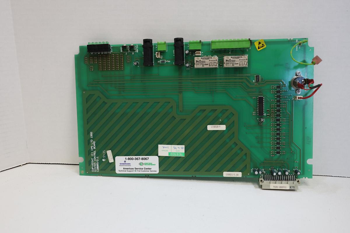 Used CPS Ltd System Control Board Rev C20005/2.1 1992 Industrial CNC PLC Module