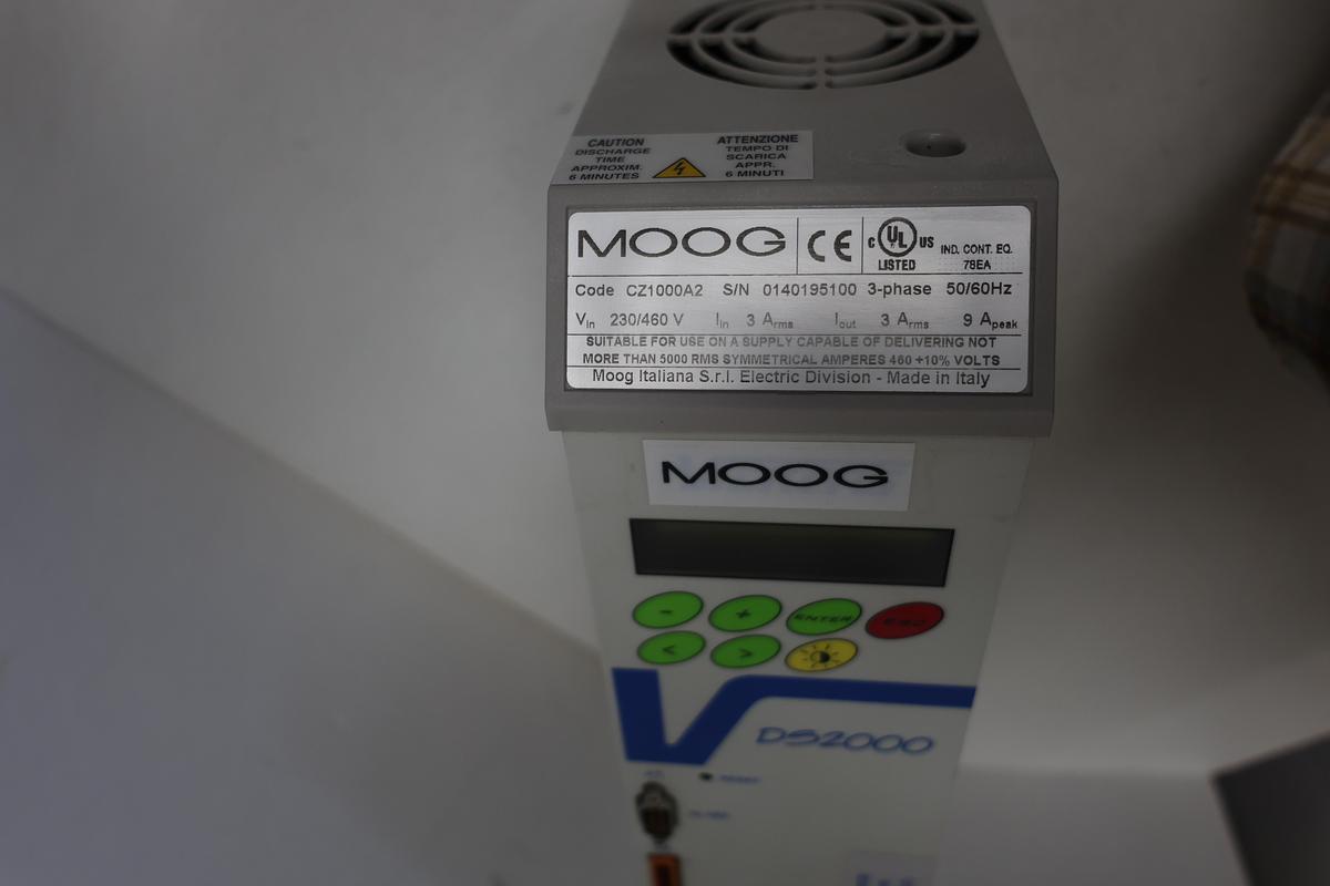 Used MOOG CZ1000A2 Servo Drive DS200 3 Ph 50/60 Hz 230/460V GHA-32