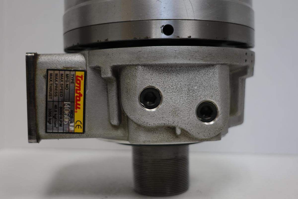 Used Tonfou RCS- 6 Short Type through hole rotary Hydraulic Cylinder 8000RPM