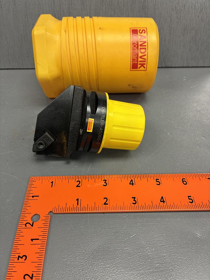 Used Sandvik Coromant C6-TLER-45065-3 Turning Tool Holder – Capto® C6 Right-Hand Tool Holder GHC-9