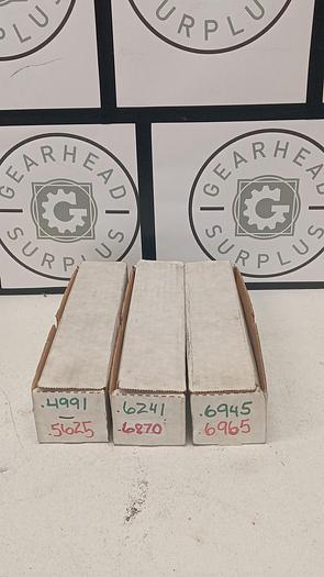 Used Lot of 12 Regal Go No Go Gages .4991-.6965 GH506