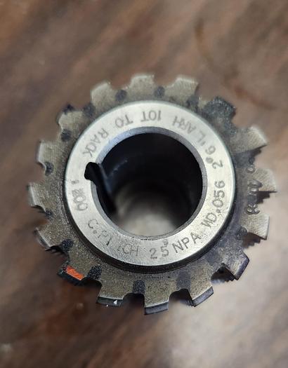 Used Gear Hob Cutter M2, .200 C.Pitch 25 NPA - GHB-50