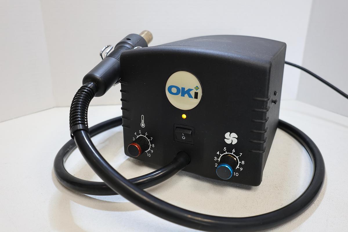 Used OKI HCT-900-11 Hot Air Soldering Desoldering Rework Station w/ Nozzle