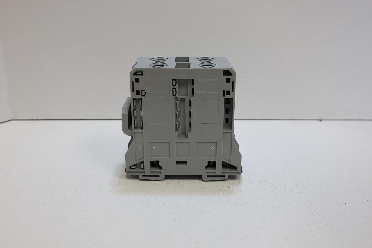 Used WAGO 285 Double Power Terminal Block 35mm²-95mm² DIN Rail Mount GHC-07