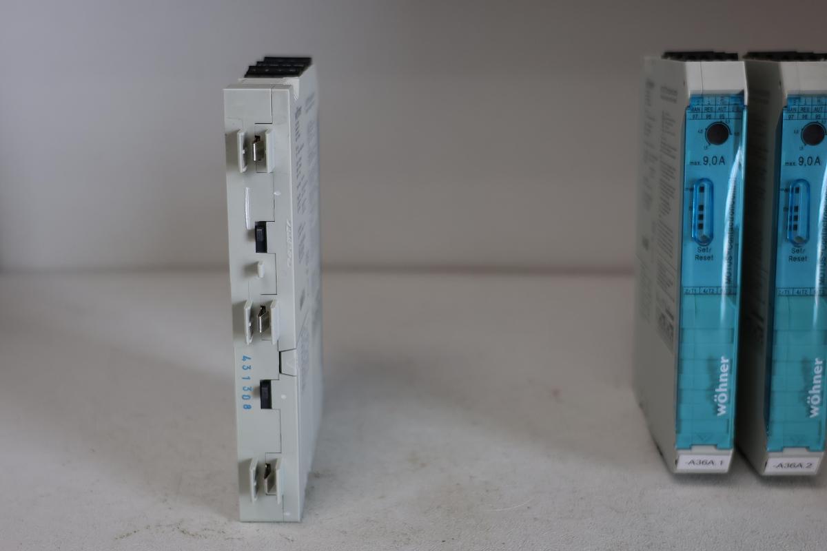 Used Wohner MOTUS Contactron Control 9,0A Hybrid Motor Starter 36111 GHA-54