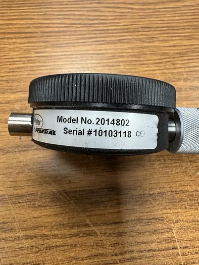 Used SPI Snap Gage-14-297-6 with Mahr Federal 2014802 22" Dial Indicator.0001" Graduation GHA-174