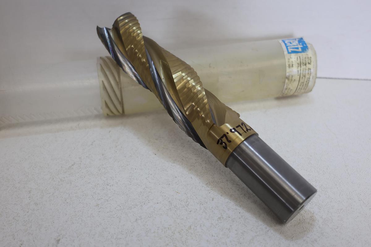 Used Leitz Marathon Spiral Router Cutter 37.972mm Resharpened 8" OAL HC