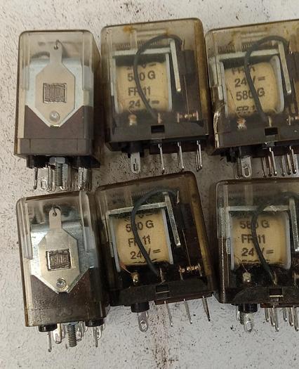 Used (Lot of 6) Elesta FR 11L 2A, 220V - AC Relay - GHB-45