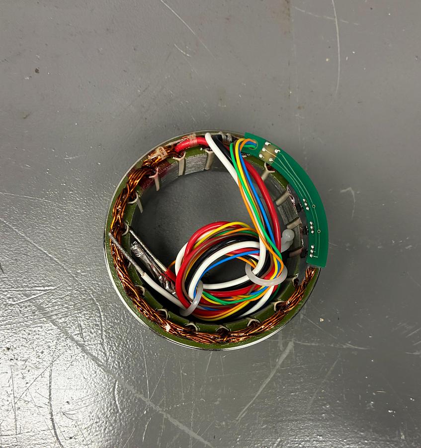 Used Allied Motion Megaflux MF0076020-A00 torque motor GHC-40