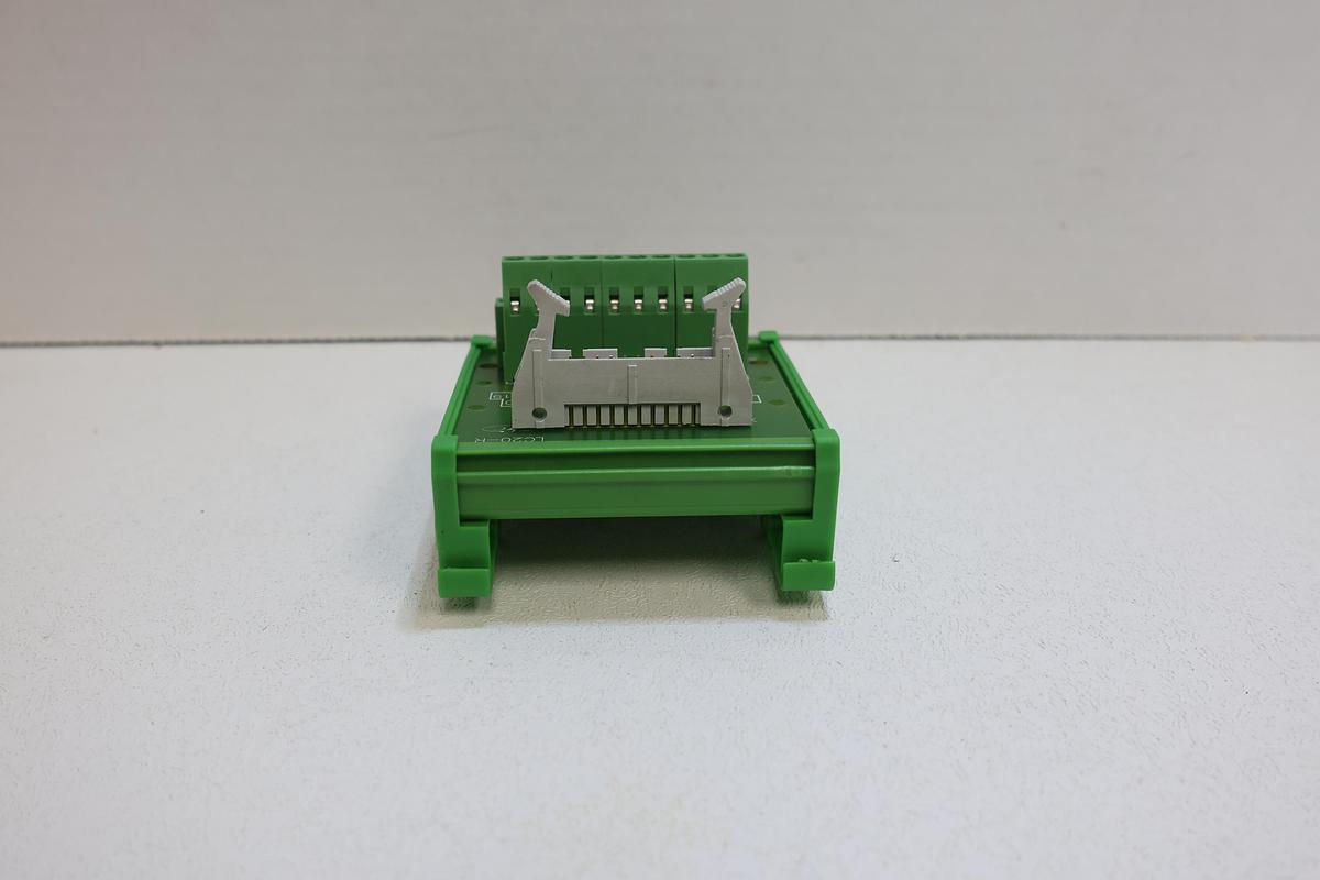 Used LC20-R 20-Pin IDC Male Header Terminal Block Breakout Board PLC CNC