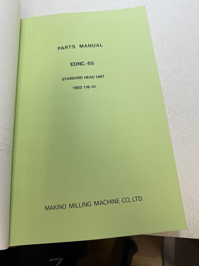 Used NC Electrical Discharge Machine Guide, Makino Milling Machine Parts Man GHGC-22