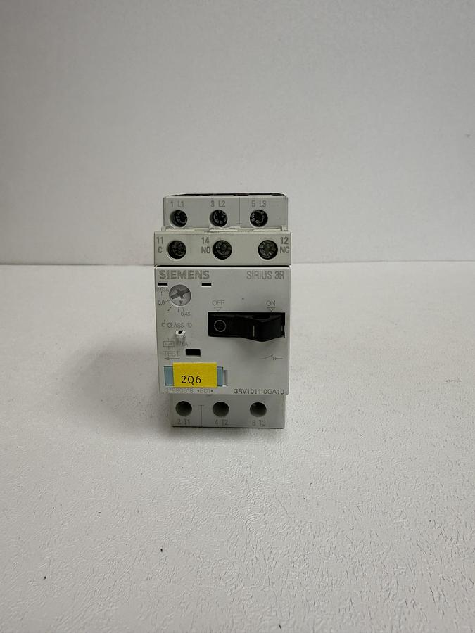 Used Siemens 3RV1011-1GA10 Motor Protection Circuit Breaker GHC-39