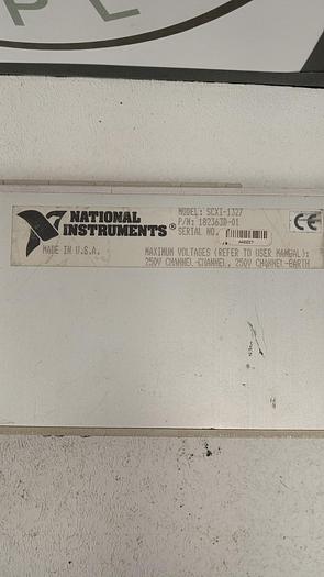 Used National Instruments NI SCXI-1327 High-Voltage Attenuator Terminal Block GH103