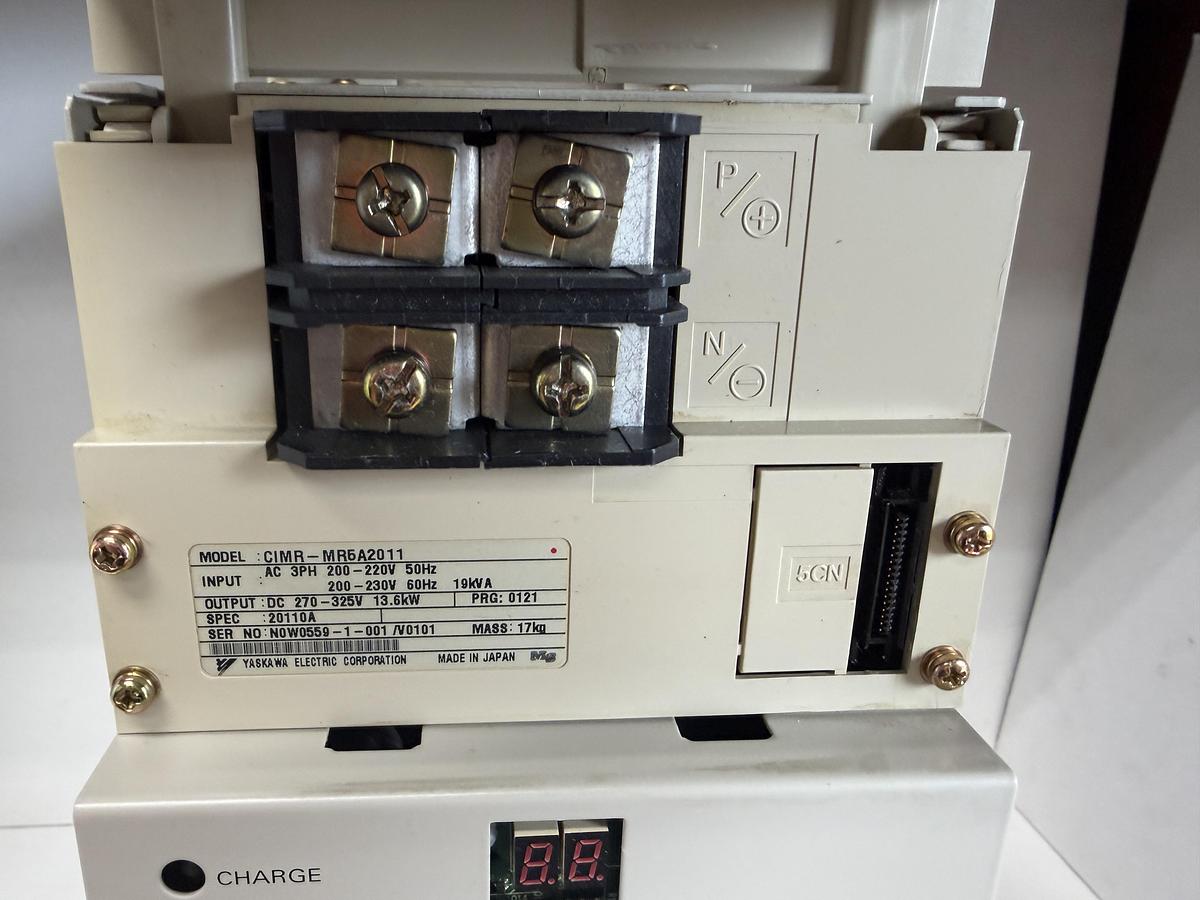 Used Yaskawa CIMR-MR5A2011 VS-656 MR5 Multi-Axis Converter Drive 200V 11kW 3-Phase GHC-49