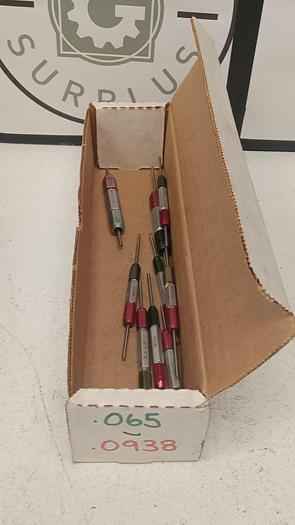 Used Lot of 37 Regal Go No Go Gages .038-.1257 GH506