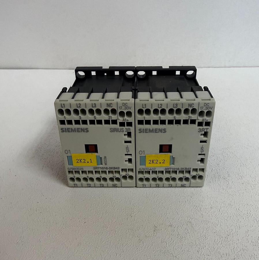 Used (Lot of 2) Siemens 3RT1016-2KB42 SIRIUS 3R Power Contactor GHC-40