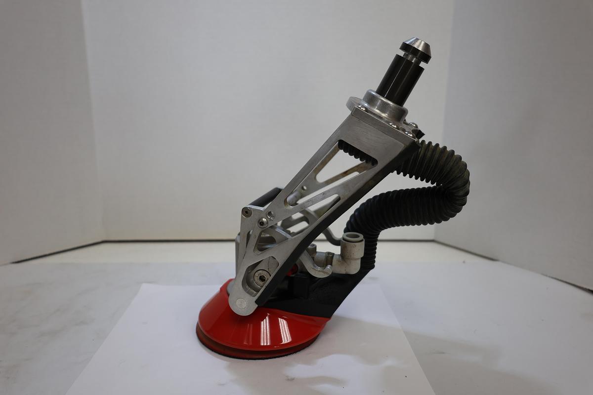 Used Industrial Pneumatic Vacuum Orbital Sanding Head Robotic End Effector Tool