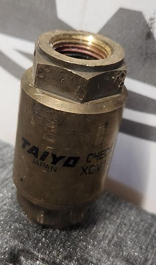 Used Taiyo Check Valve  CV103 Series - 5/8" Thread - GHA-58