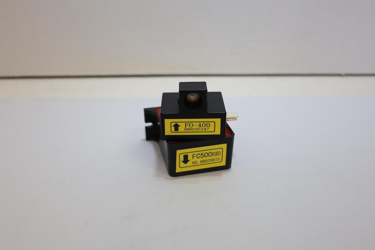 Used FC500BRD & FO-400 Optical Photoelectric Sensor Set Receiver/Emitter Pair
