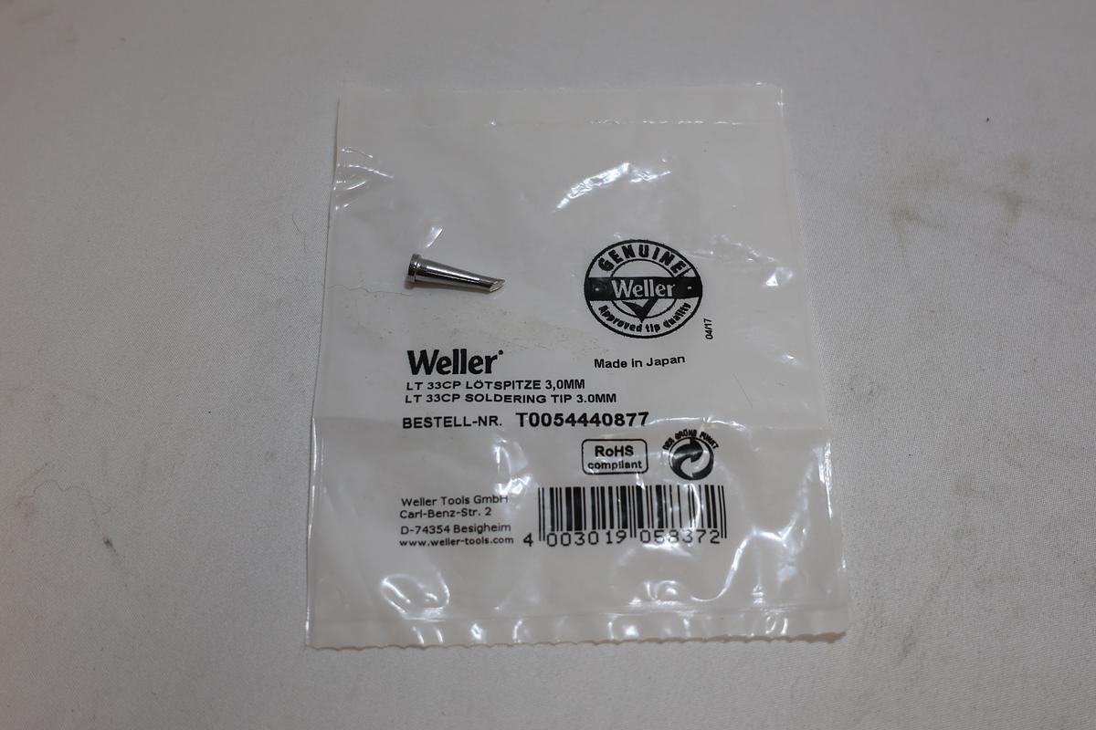 Genuine Weller Soldering Tips Lot of 2 LT33CP & XNTB New OEM