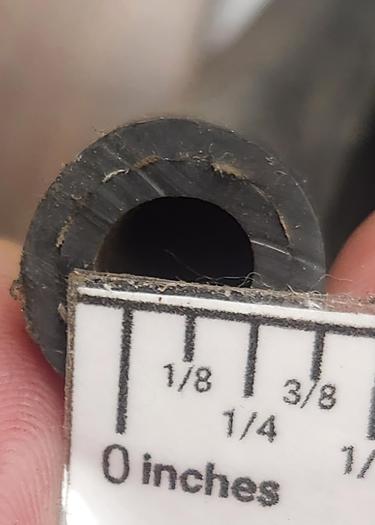 Used EDPM Bulk Air Hose, 35' long, 1/4" ID X 5/8" OD - GHB-79