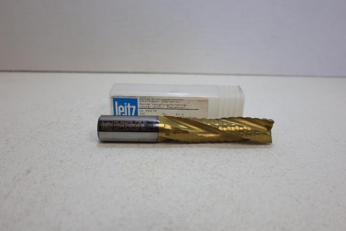 Used Leitz Marathon 20mm Spiral Roughing Finishing Router Bit Z3 HC NEW