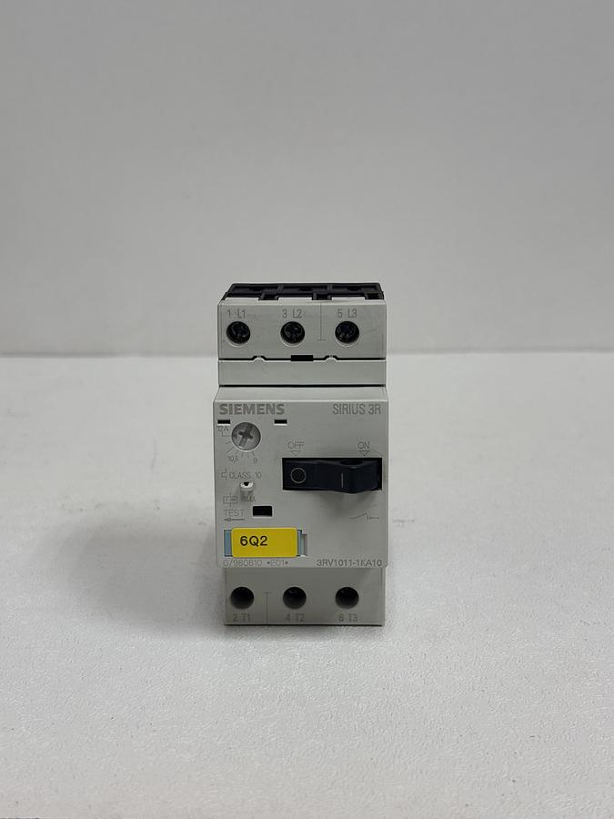 Used Siemens 3RV1011-1KA10 SIRIUS 3R Motor Protection Circuit Breaker