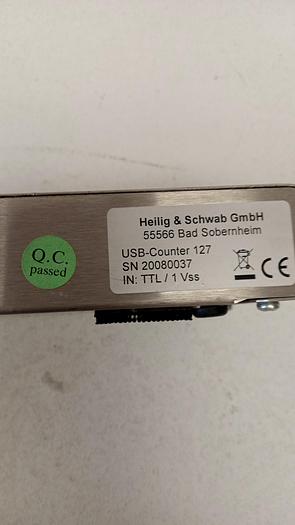 Used HEILIG & SCHWAB USB-COUNTER 127 SN 20080037 In: TTL/1Vss GH