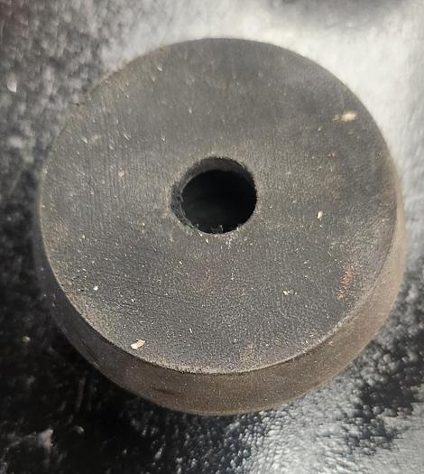 Used Rubber Spacers 1/4" ID X 2 3/8" OD X 2" Thick - GHB-71