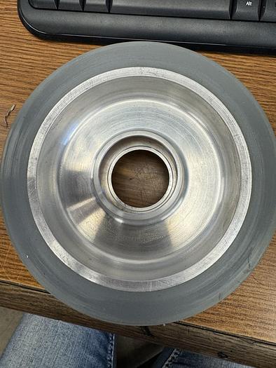 Used Uremet Guide Wheel 156mm, 160mm, 6.125″ or 6.25″ tread diameter GHA-A54
