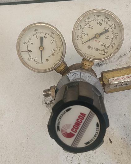 Used Used - Laser Gas Station w/Concoa Dual Regulator and Tee Purge - GHB-60