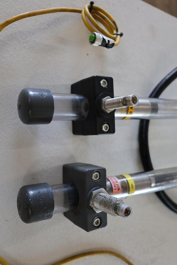 Used Industrial Magnetic Float Level Sensor Assemblies Lot of 2 Adjustable Used
