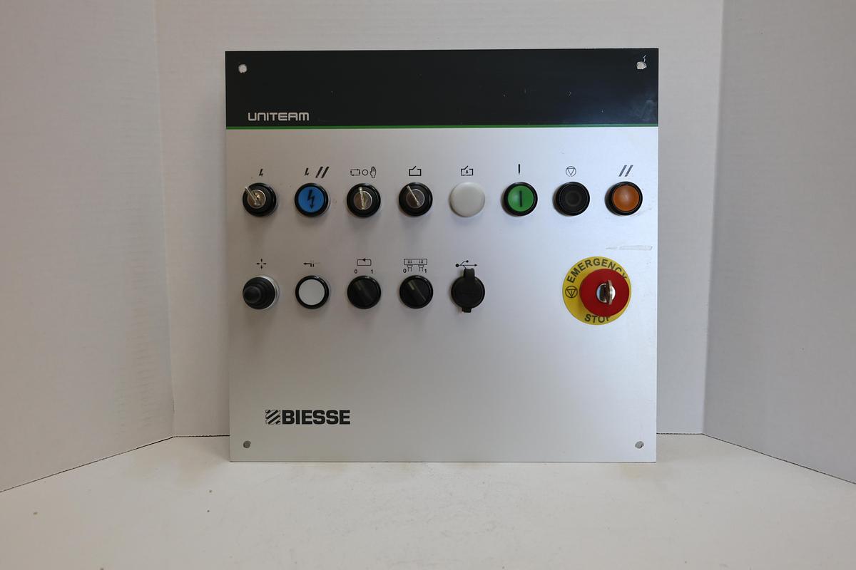 Used Biesse Uniteam CNC Control Interface Panel HMI Operator Console Woodworking Machine