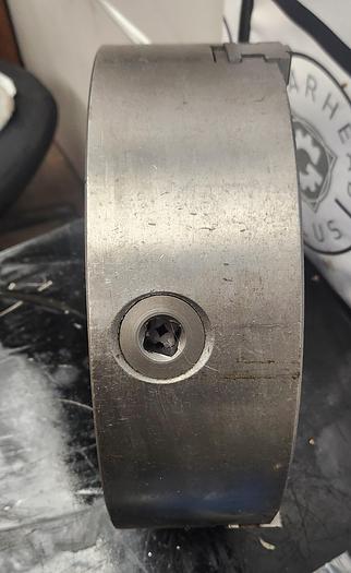 Used Bison 12" Lathe Chuck 3 Jaw Jaws 3205-12 1/2" - GHA-177