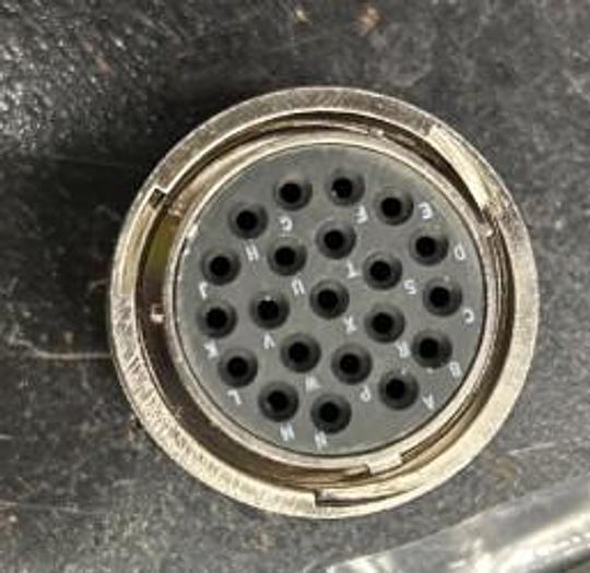 Used MS3476L22-21S Circular MIL Spec Connector w/sockets- GHA-156-C0
