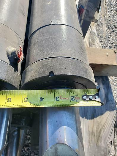 Used 5" Bore 3" Shaft 92" Stroke Welded Hydraulic Cylinder New Big Ram