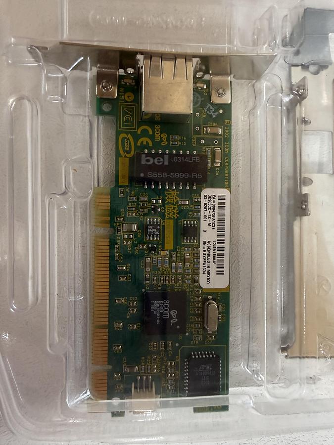 Used 3COM FAB 02-0287-002 Network Interface Card REV-01 