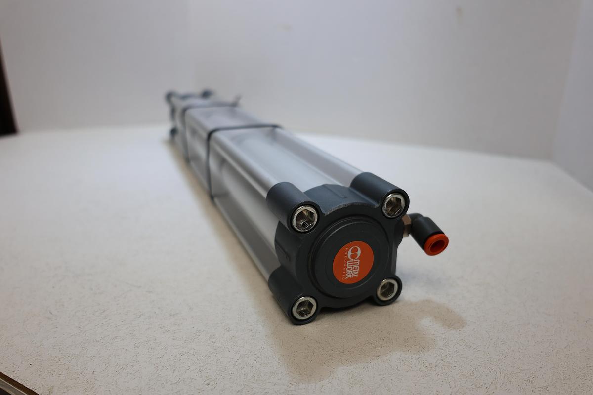 Used Metal Work Pneumatic ISO 15552 Series 3 Cylinder – Model 1213500350CN