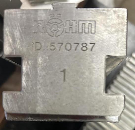 3 pcs  - 9" Rohm 570787 Steel Chuck Jaw Sets - GHA-30