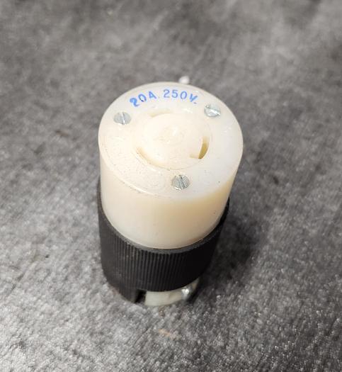 Used Hubbell 231A Female 20A 480V Twist Lock Connector - GHA-125