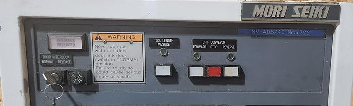 Used USED - MORI SEIKI MV40B-40; Vertical CNC Operations Station/CNC Control - GHA-45