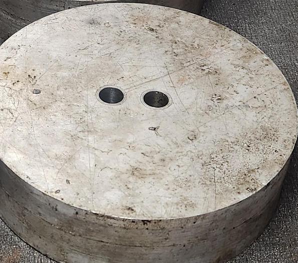 Used Aluminum Disc - 7" Diameter x 2" Thick - 7.7 lbs - GHB-9