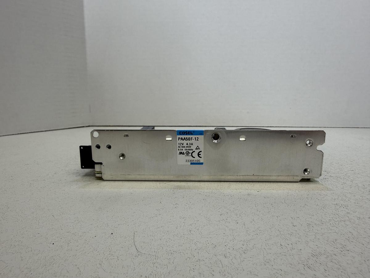 Used COSEL PAA50F-12-N AC/DC Power Supply 12V 4.3A 50W Enclosed Industrial PSU w/Cover