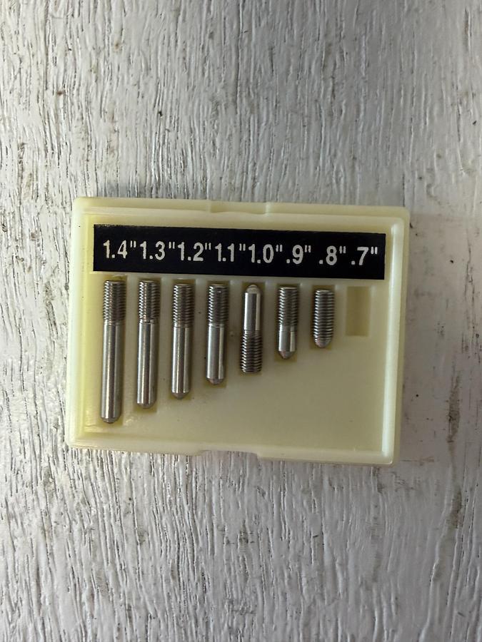 Used MHC Dial Indicator Bore Gage Set .7"-1.5" with Case  GHA-178