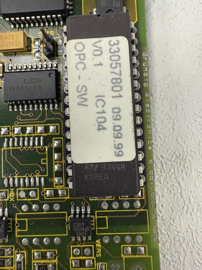 Used Grundig Electronic OPC IN32945701 AES1 Control Board 0.881.842-0 OPC GHC-28