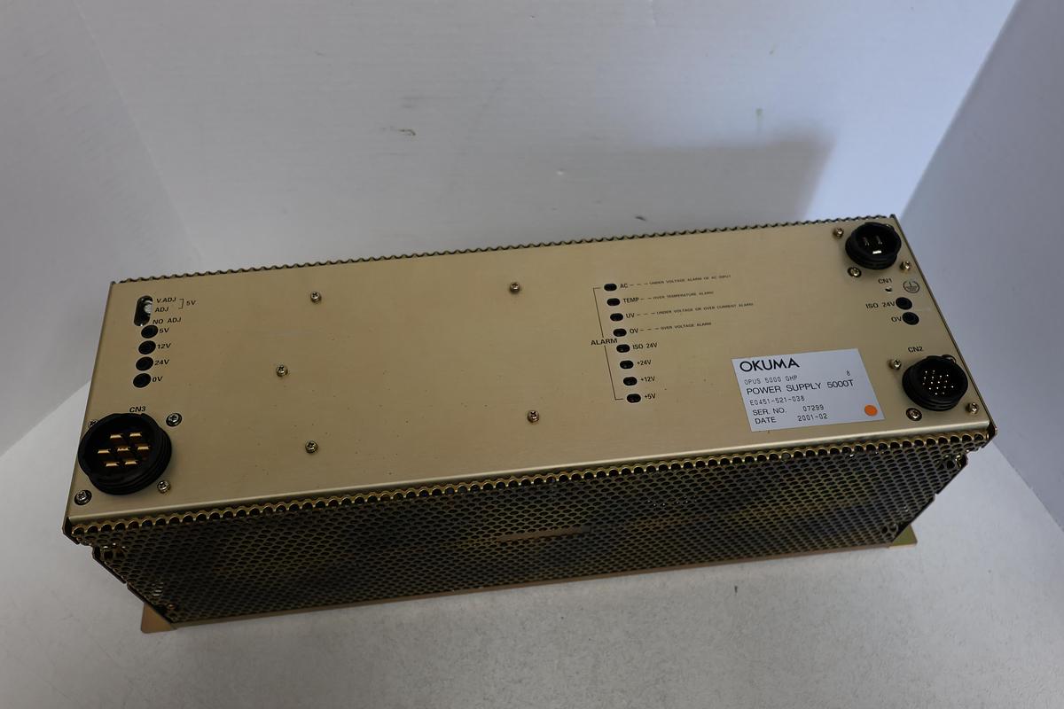Used OKUMA OPUS 5000T GHP Power Supply E0451-521-038 A911-1202 CNC GHB-74