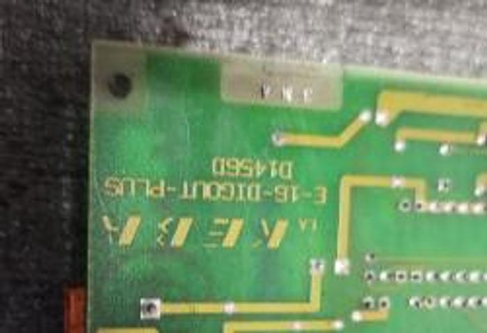 Parts Only KEBA Engel D1456D Outout Board E-16-Digout-Plus - Used - GHB-68