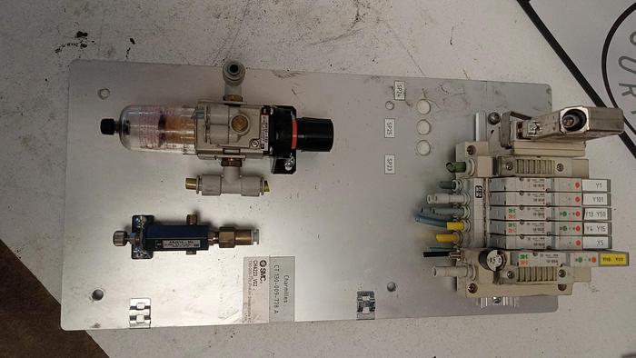Used Charmilles CMM Roboform 550 SMC CH4223_V02 Pneumatic Control Panel GH118